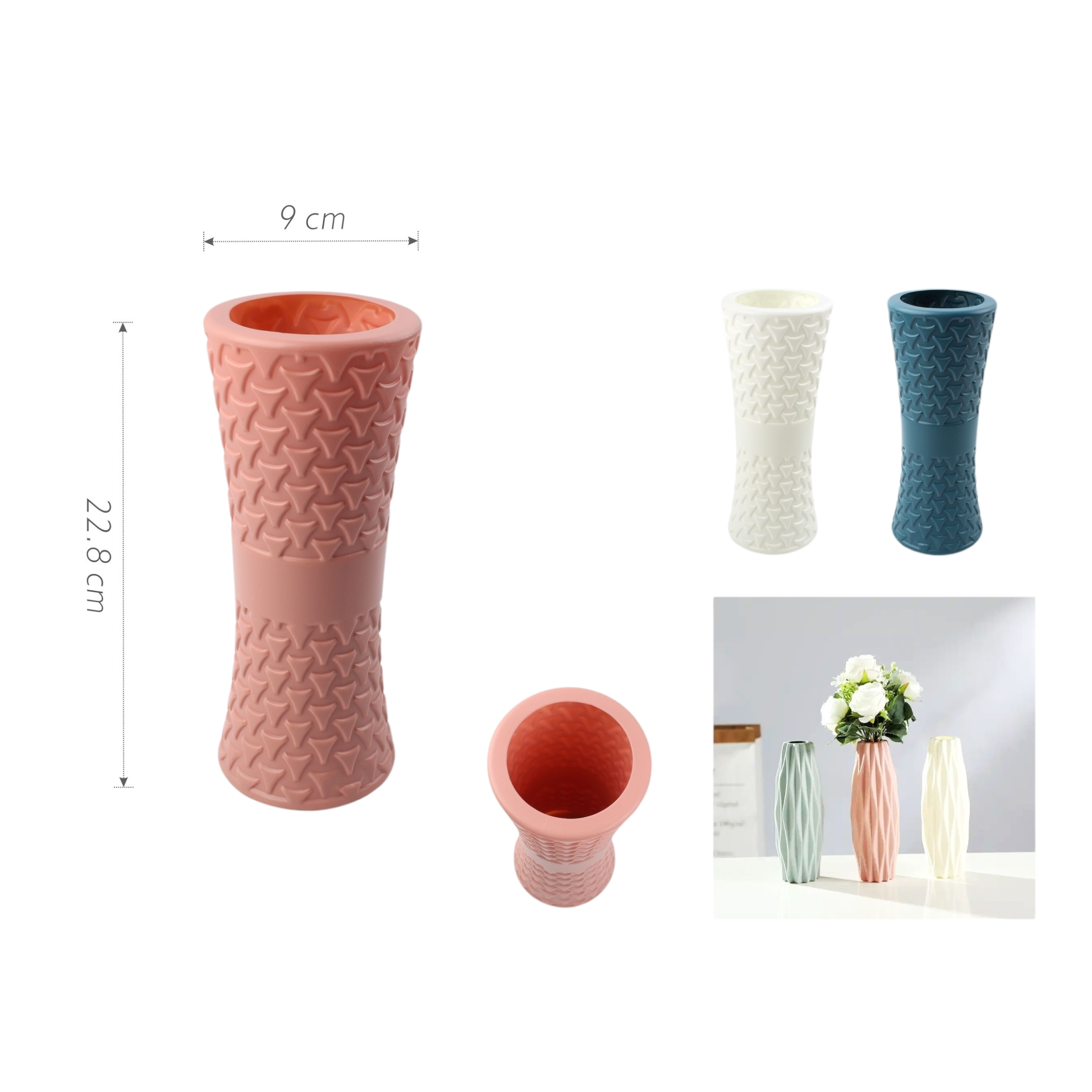 Florero JH18 22.8×9 cm