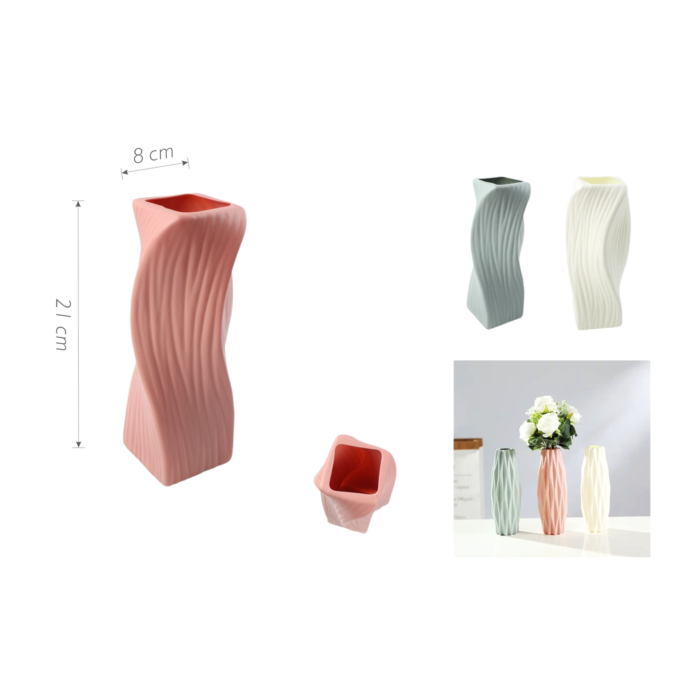 Florero JH38 21×8 cm